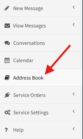 Dashboard - Address Book