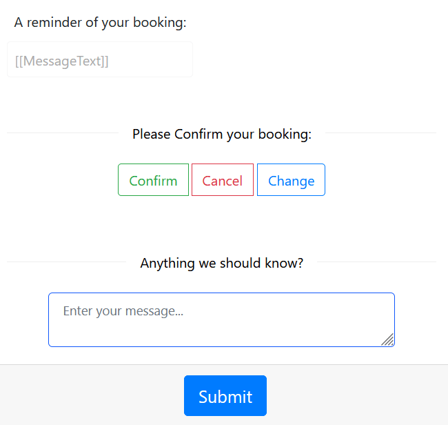 Dashboard - Calendar Reminder Custom Page
