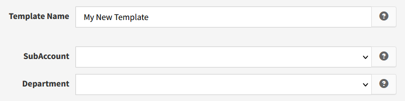 Dashboard - MessageLink - Template Name