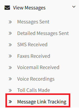 Dashboard - MessageLink - Tracking