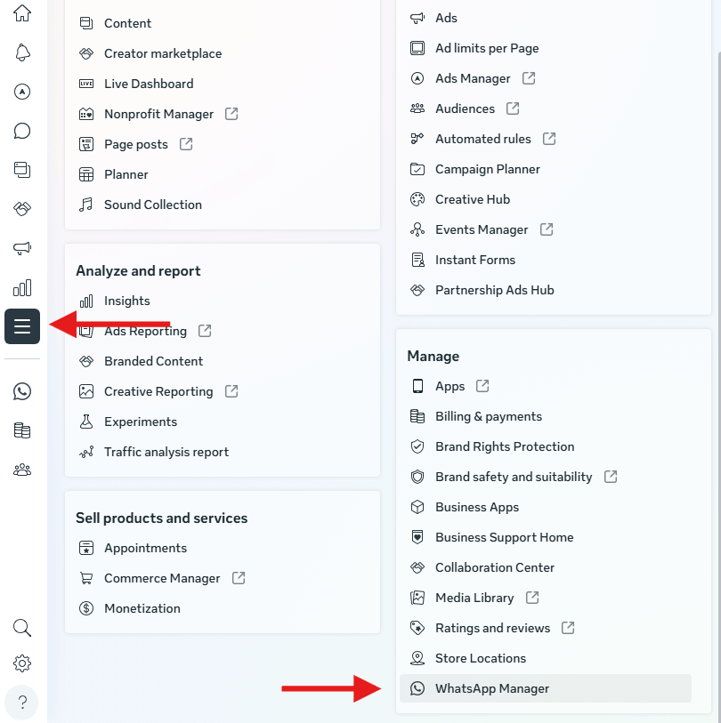 Meta - WhatsApp Manager