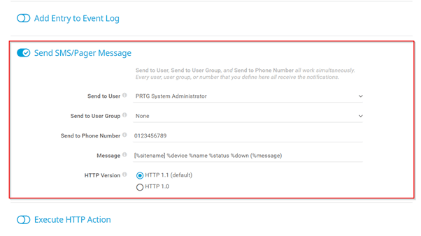 PRTG - Configure Alert