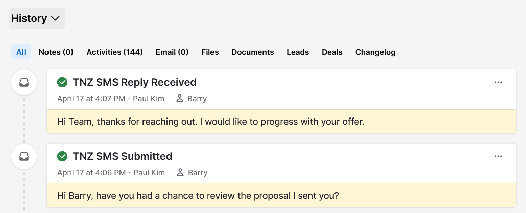Pipedrive - Activities