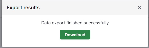 Pipedrive - Export Results - Download
