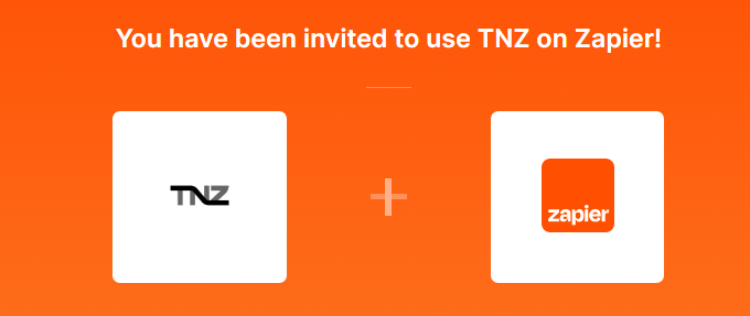 Zapier - Connect TNZ